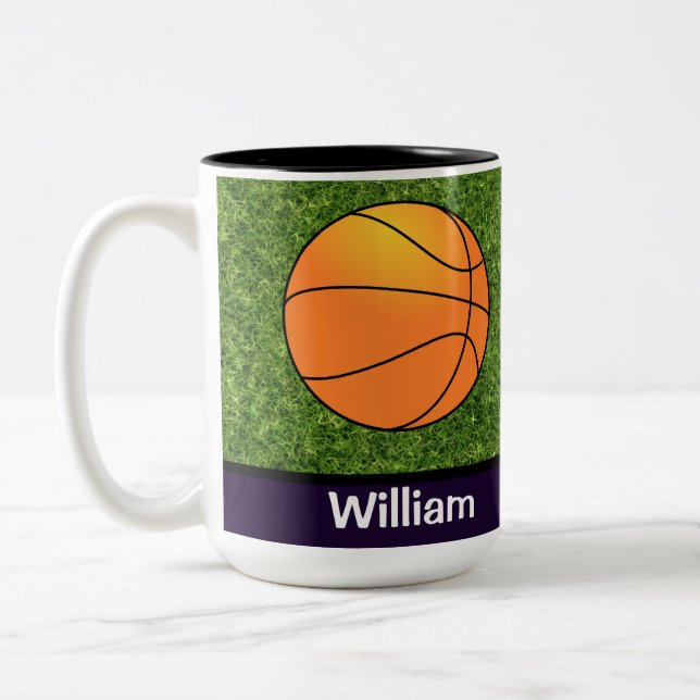 Basketball Themencoffee Cup der Tasse (Links)