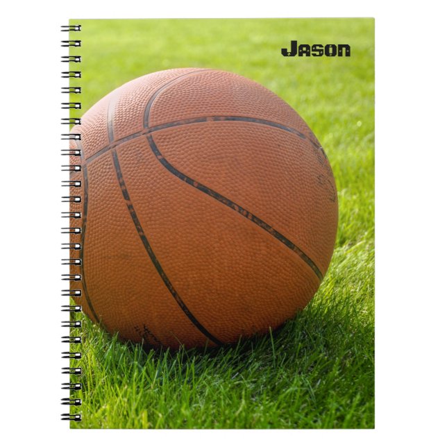 Basketball-ThemenNotebook Notizblock (Vorderseite)