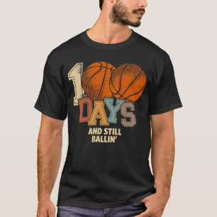 Basketball-Thementag 100 Schulfeier T-Shirt
