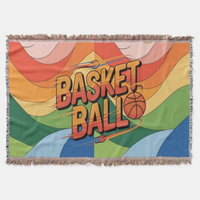 Basketball Thrill Decke (Vorderseite)