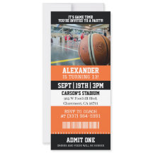 Basketball-Ticket Geburtstag