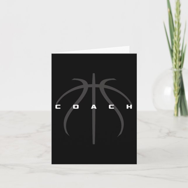 Basketball-Trainer-Apparel Karte (Vorderseite)