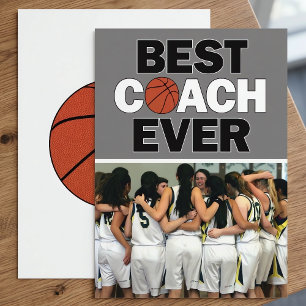 Basketball-Trainer Bester Aller Zeiten Benutzerdef Dankeskarte