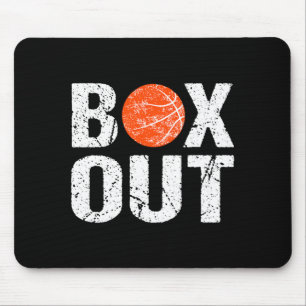Basketball-Trainer Box Out Sagen Neuheit Geschenk Mousepad