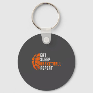 Basketball Trainer Eat Sleep Basketball Repeat Bas Schlüsselanhänger
