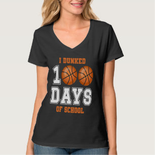 Basketball Trainer I Dunked 100 Tage Scho T-Shirt