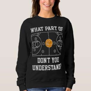 Basketball-Trainer Kapitän, was für ein Teil nicht Sweatshirt