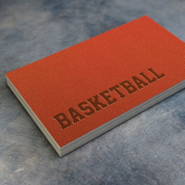 Basketball Trainer Minimalistisch Visitenkarte (Von Creator hochgeladen)