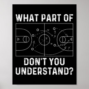 Basketball-Trainer Spaß, was für ein Teil von nich Poster