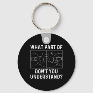 Basketball-Trainer Spaß, was für ein Teil von nich Schlüsselanhänger