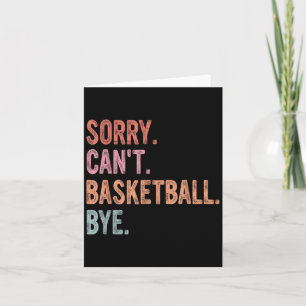 Basketball-Trainer, Spieler, Entschuldigung kann n Karte
