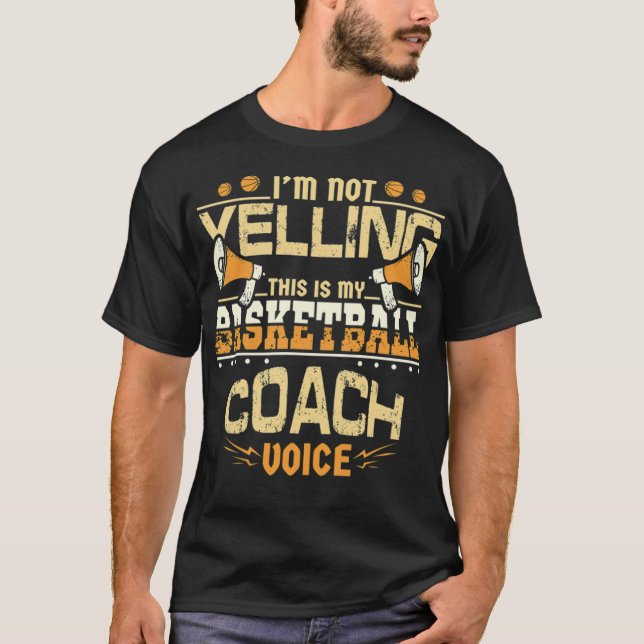Basketball-Trainergeschenk T-Shirt (Vorderseite)
