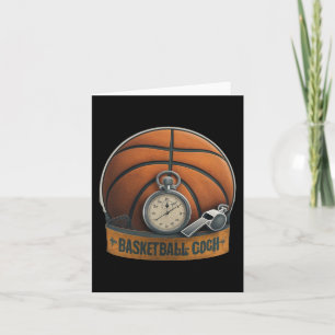 Basketball-Trainerpfeife Stopwatch Karte
