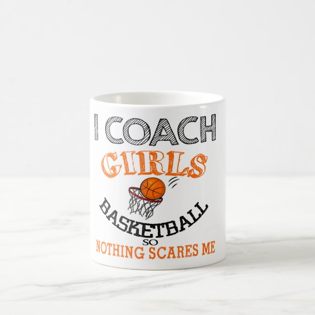 Basketball-Trainers-Mädchen-Geschenk Kaffeetasse (Mittel)