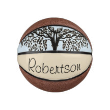 Basketball - Trauerbaumzweige und Name