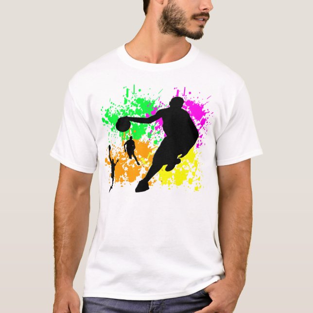 Basketball-Träume T-Shirt (Vorderseite)