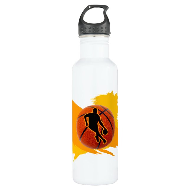 Basketball Trinkflasche (Vorderseite)