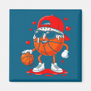 Basketball-Tropf-Eiscreme-Sonnenbrille-Jungen-Kind Magnet