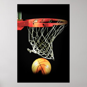 Basketball-Türposter einzigartige moderne Sportkun Poster