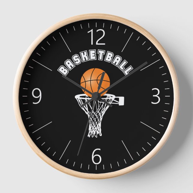 Basketball Uhr (Vorderseite)