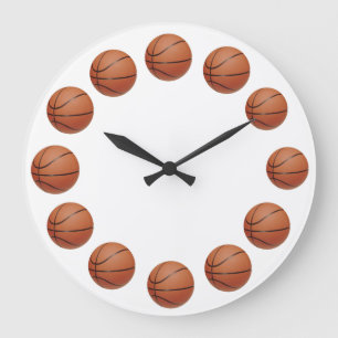 Basketball-Uhr Große Wanduhr
