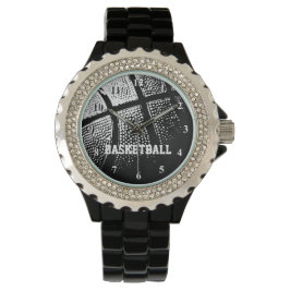 Basketball-Uhr | Personalisierbar mit Namen Armbanduhr