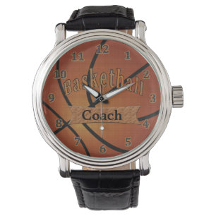 Basketball-Uhren, Geschenke für Trainer-Basketbal Armbanduhr