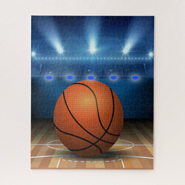 Basketball und Gerichtshof Puzzle (Vertikal)