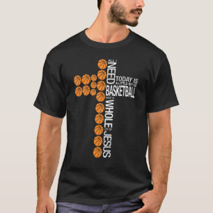 Basketball und jede Menge Jesus-Spaß Cross Ball C T-Shirt