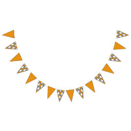 Basketball und Raute Muster Wimpelkette