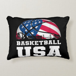 Basketball USA Support Team Tshirt USA Flag Dr. Dekokissen