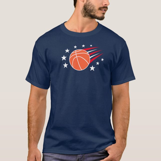 Basketball - USA-T - Shirt (Vorderseite)