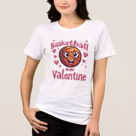 Basketball Valentine Tri-Blend Shirt