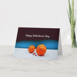 Basketball Valentinstag Basketball mit Liebe Karte