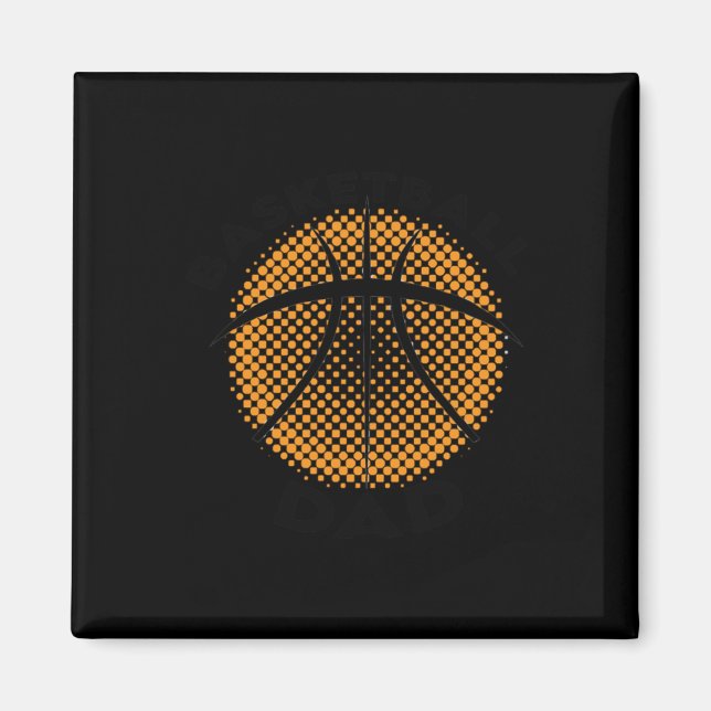 Basketball-Vater 1 Magnet (Vorne)