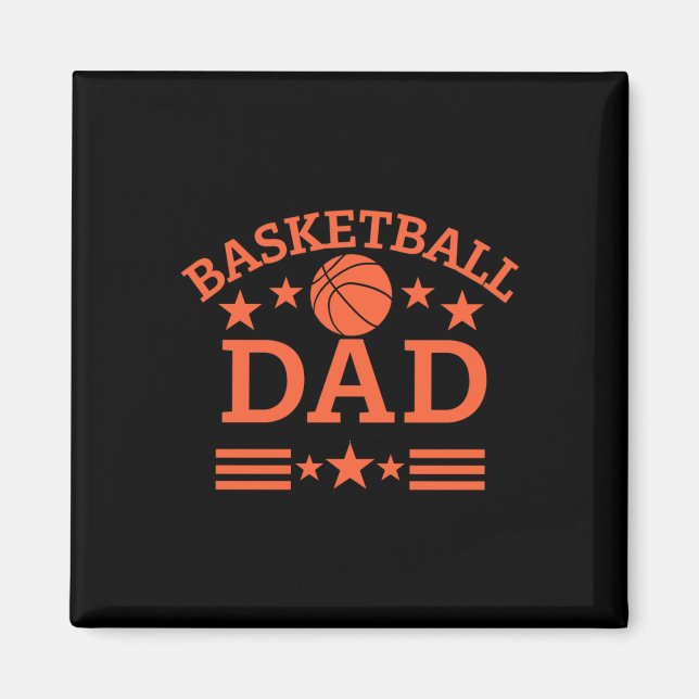 Basketball-Vater 2 Magnet (Vorne)