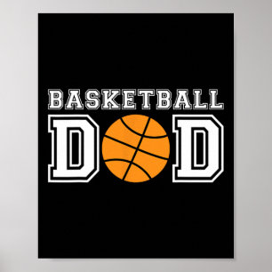 Basketball Vater Basketball Geschenk für Vater Bas Poster