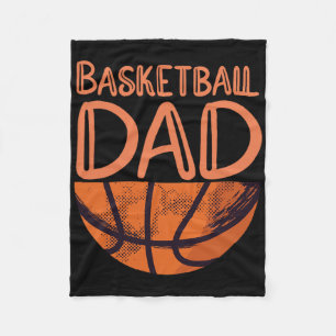 Basketball-Vater - Basketballspieler Vintage-Baske Fleecedecke