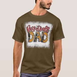 Basketball Vater Camouflage Bleichende Vater Pfeff T-Shirt