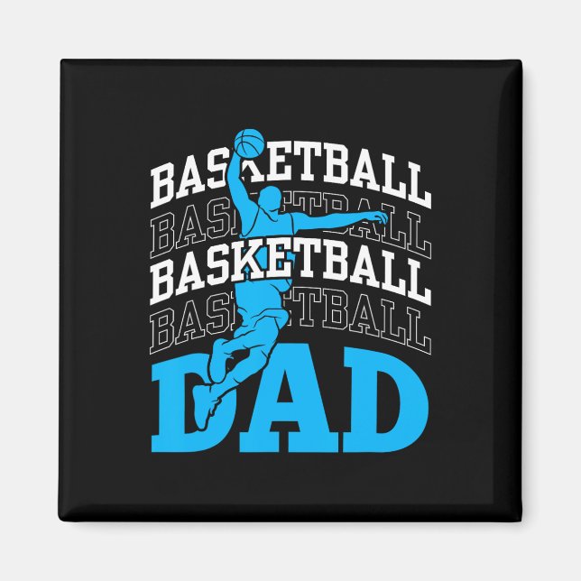Basketball Vater Coach Team Match Player Vater Dad Magnet (Vorne)