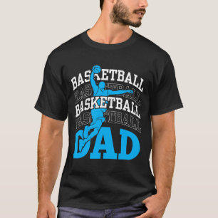 Basketball Vater Coach Team Match Player Vater Dad T-Shirt