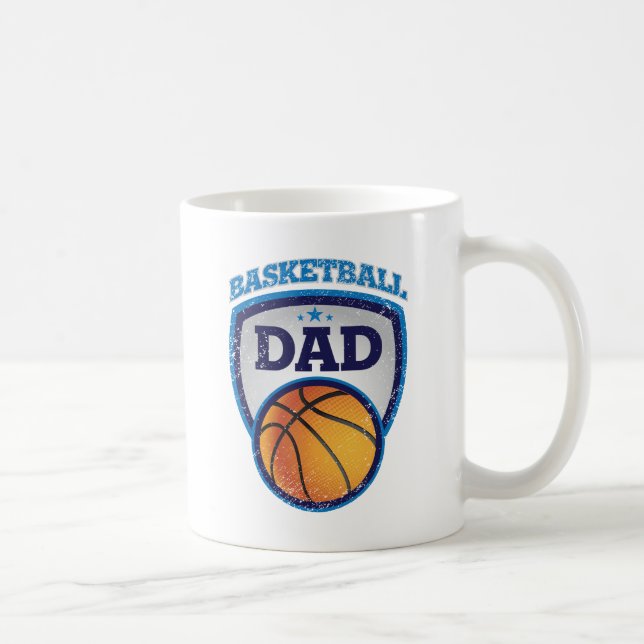 Basketball-Vater-Entwurf, zum vorzuführen Tasse (Rechts)