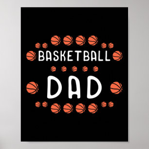 Basketball Vater Fan Best Daddy Ever Hooper Poster