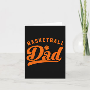 Basketball Vater gibt Papa Basketball Vatertag Karte