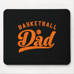 Basketball Vater gibt Papa Basketball Vatertag Mousepad