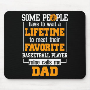 Basketball Vater Lebenszeit Lieblingsspielervater Mousepad