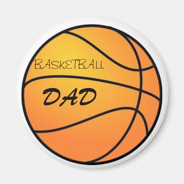 Basketball Vater Magnet (Vorne)