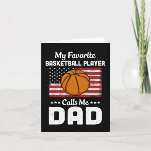 Basketball-Vater Meine Lieblings-Basketball-Spiele Karte