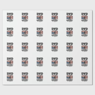 Basketball-Vater-Patriotisches-Vintage-Gravur-T-Sh Geschenkpapier