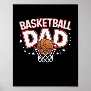 Basketball Vater Premium Poster